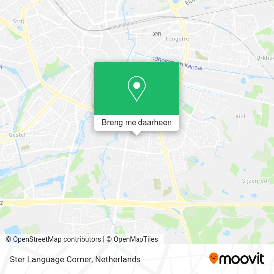 Ster Language Corner kaart