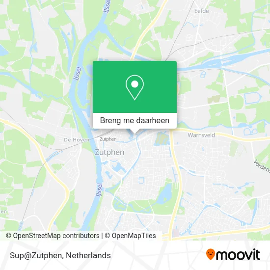 Sup@Zutphen kaart
