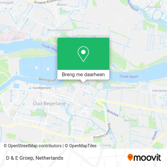 D & E Groep kaart