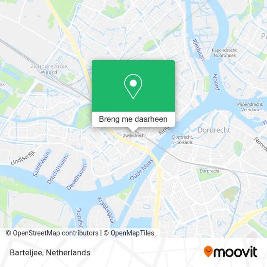 Barteljee kaart