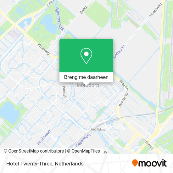 Hotel Twenty-Three kaart