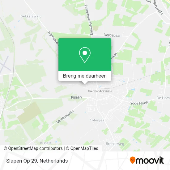 Slapen Op 29 kaart