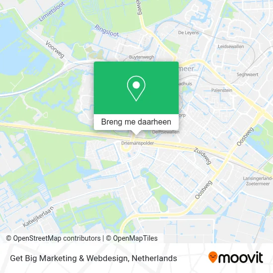 Get Big Marketing & Webdesign kaart