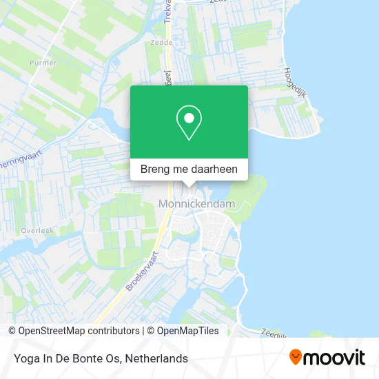 Yoga In De Bonte Os kaart
