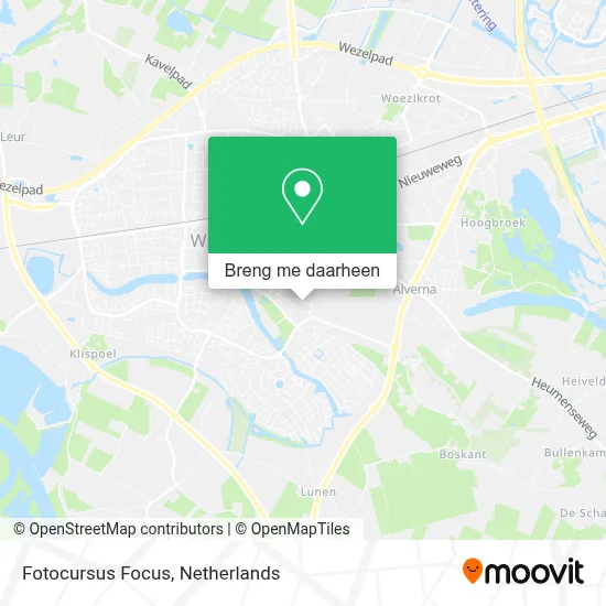 Fotocursus Focus kaart