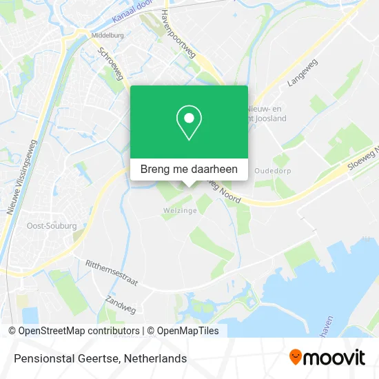 Pensionstal Geertse kaart