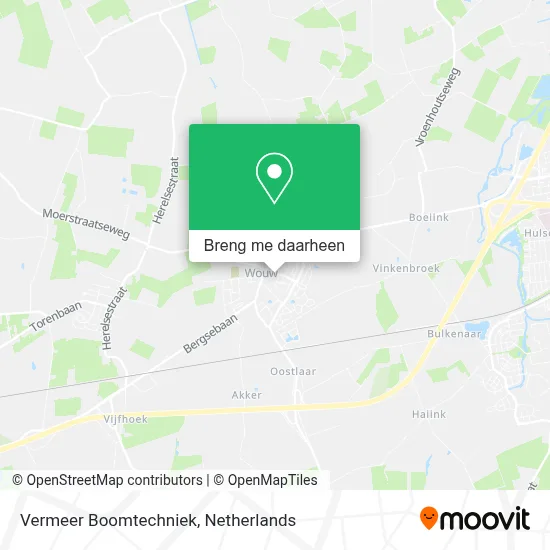 Vermeer Boomtechniek kaart