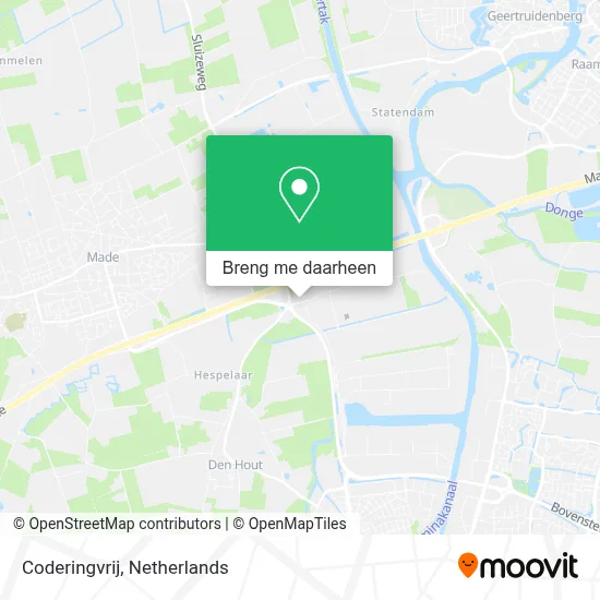 Coderingvrij kaart