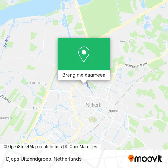 Djops Uitzendgroep kaart