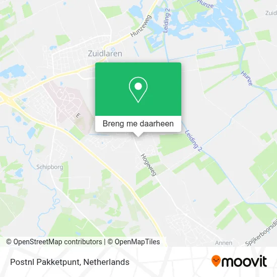 Postnl Pakketpunt kaart