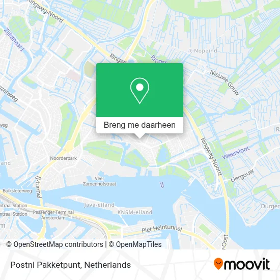 Postnl Pakketpunt kaart