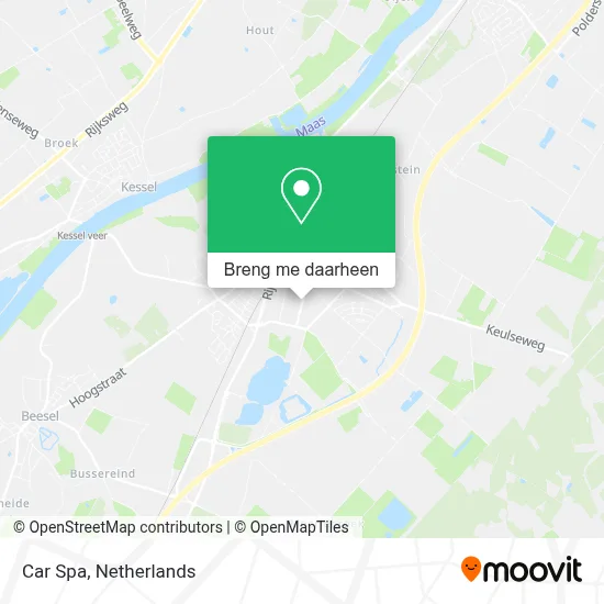 Car Spa kaart
