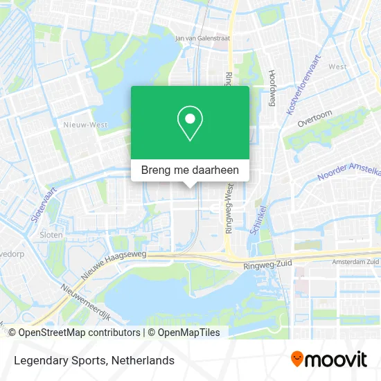 Legendary Sports kaart