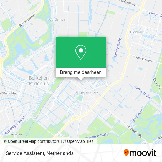 Service Assistent kaart