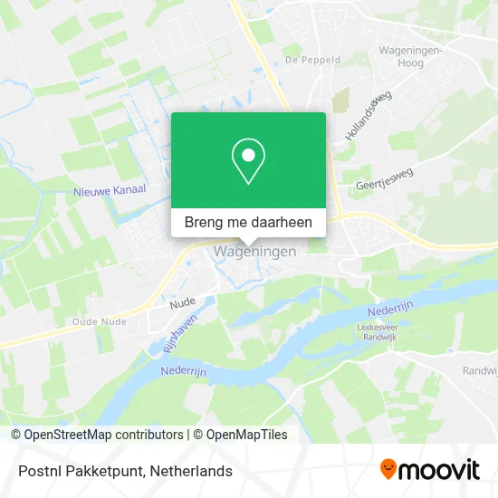 Postnl Pakketpunt kaart