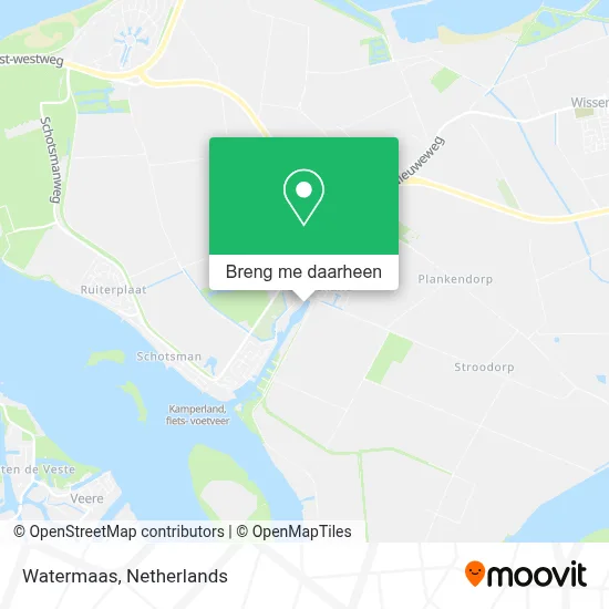 Watermaas kaart