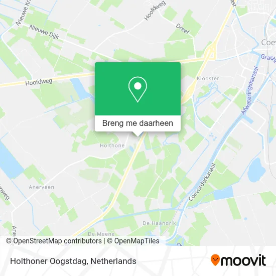 Holthoner Oogstdag kaart