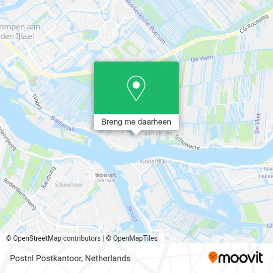 Postnl Postkantoor kaart