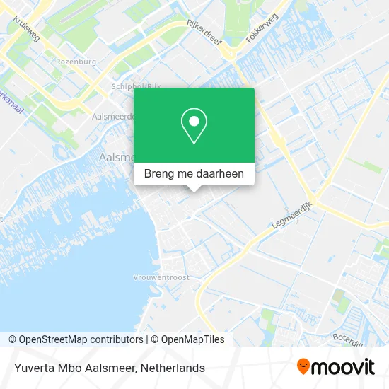 Yuverta Mbo Aalsmeer kaart