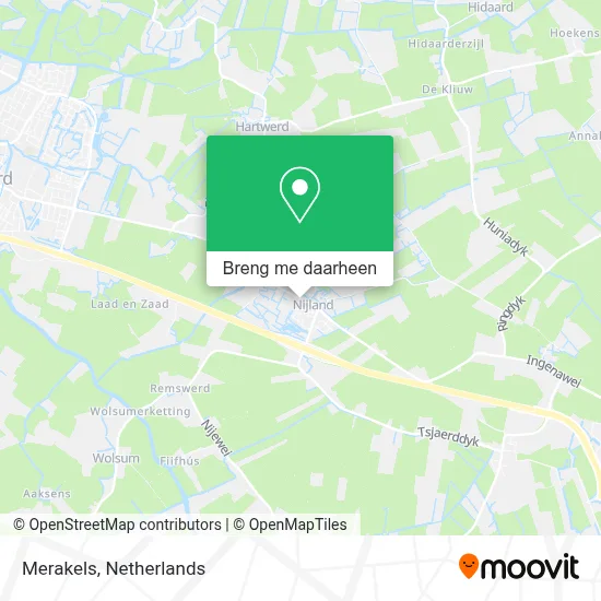 Merakels kaart