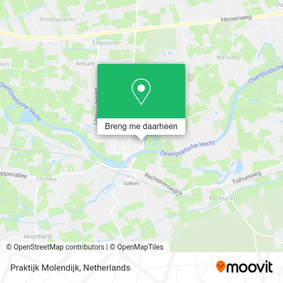 Praktijk Molendijk kaart