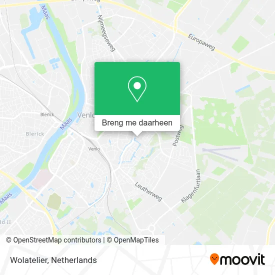 Wolatelier kaart