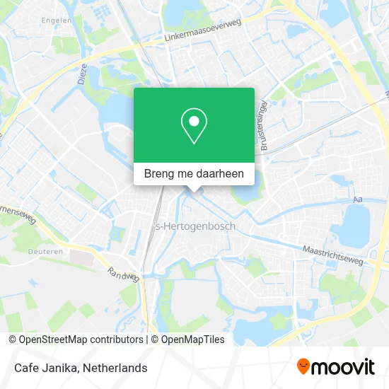 Cafe Janika kaart