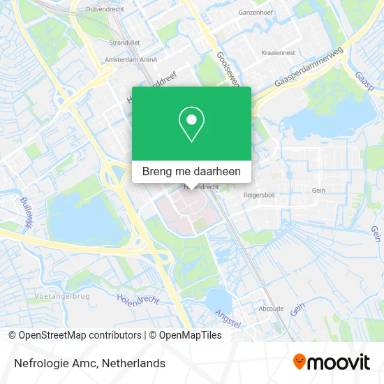 Nefrologie Amc kaart