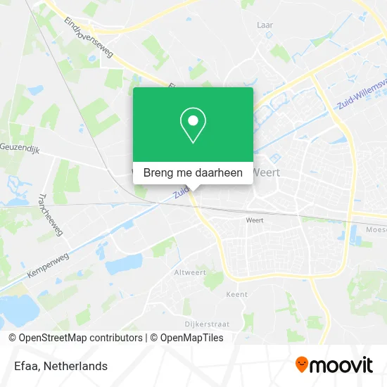 Efaa kaart