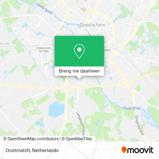 Oostmatch kaart