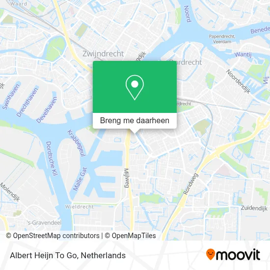 Albert Heijn To Go kaart