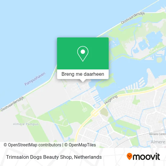 Trimsalon Dogs Beauty Shop kaart