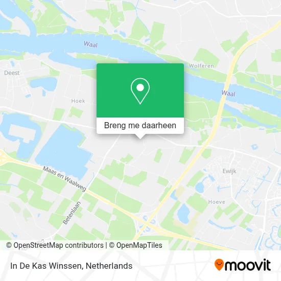 In De Kas Winssen kaart