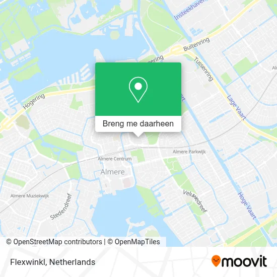 Flexwinkl kaart