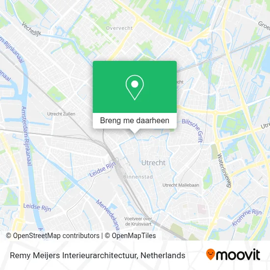 Remy Meijers Interieurarchitectuur kaart