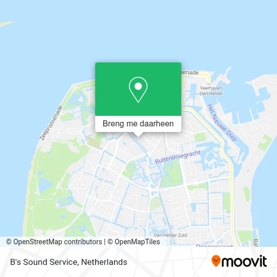 B's Sound Service kaart