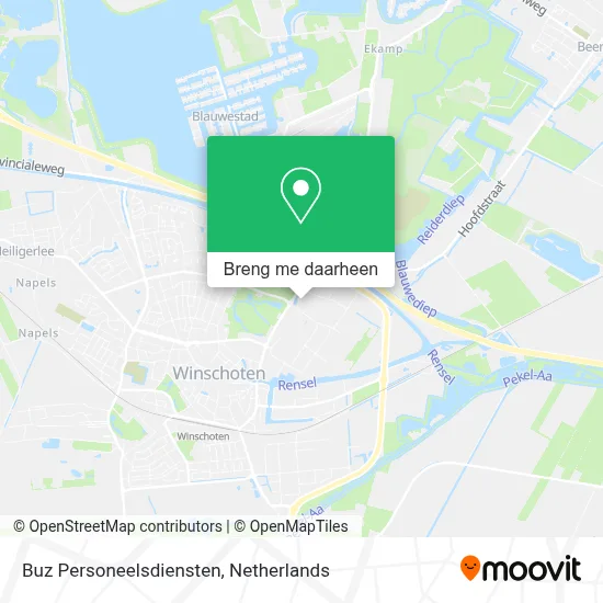 Buz Personeelsdiensten kaart