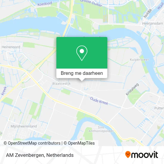 AM Zevenbergen kaart