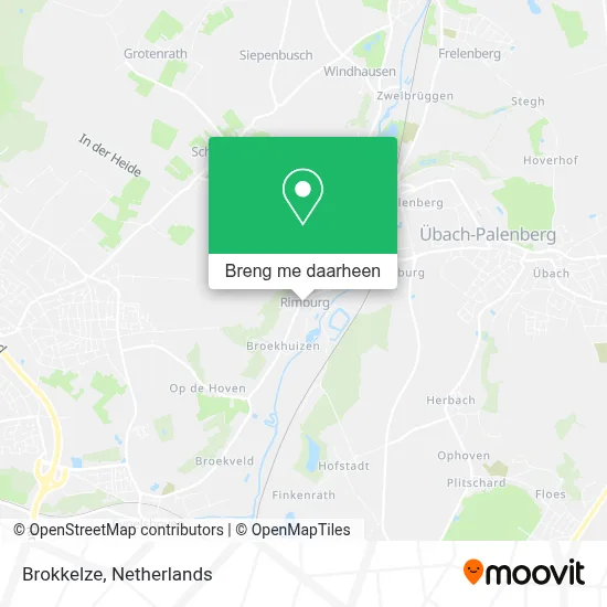 Brokkelze kaart