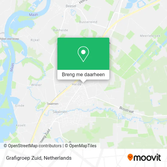 Grafigroep Zuid kaart