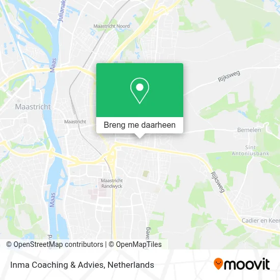 Inma Coaching & Advies kaart
