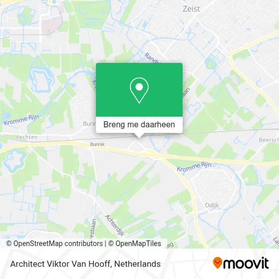 Architect Viktor Van Hooff kaart