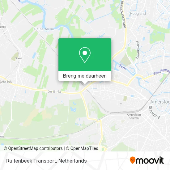 Ruitenbeek Transport kaart