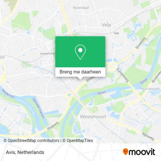Avis kaart