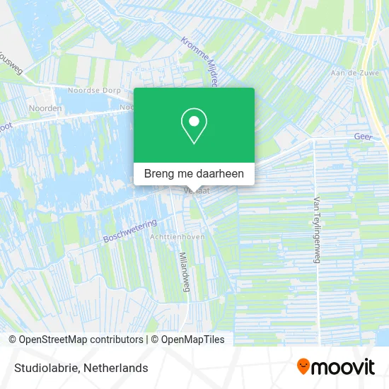 Studiolabrie kaart