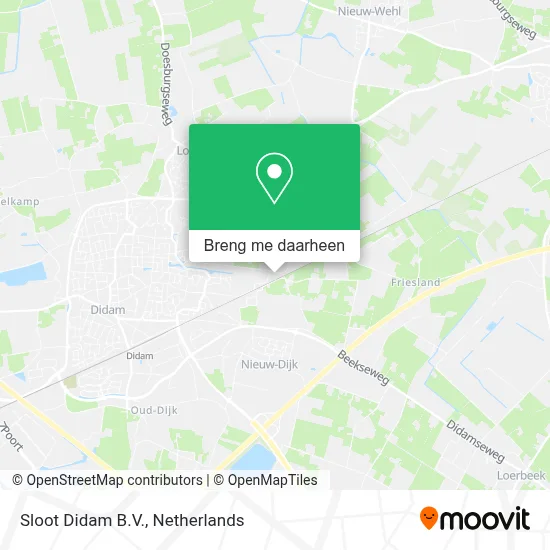 Sloot Didam B.V. kaart