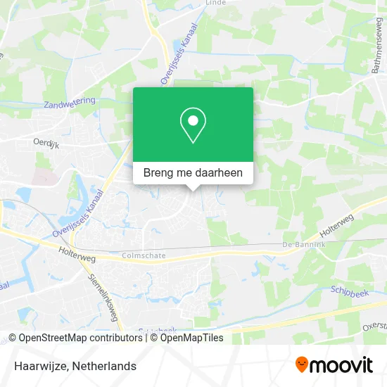 Haarwijze kaart