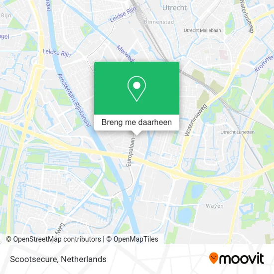 Scootsecure kaart