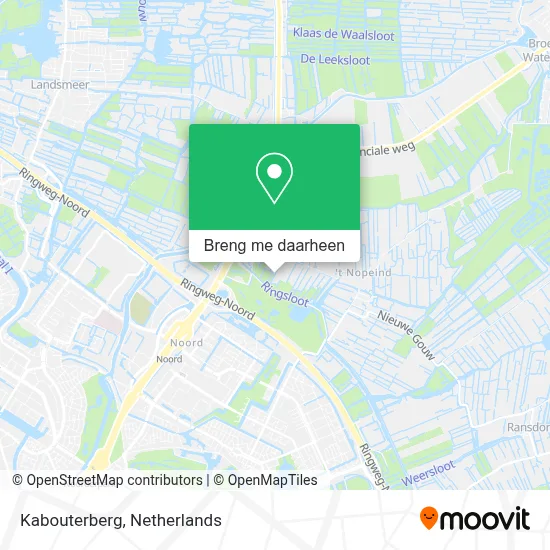 Kabouterberg kaart