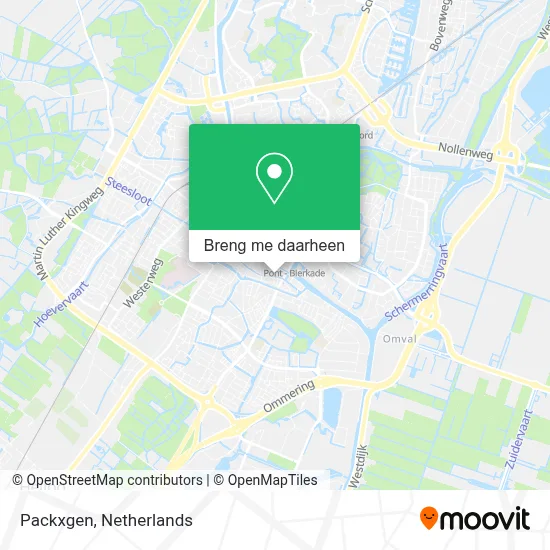 Packxgen kaart